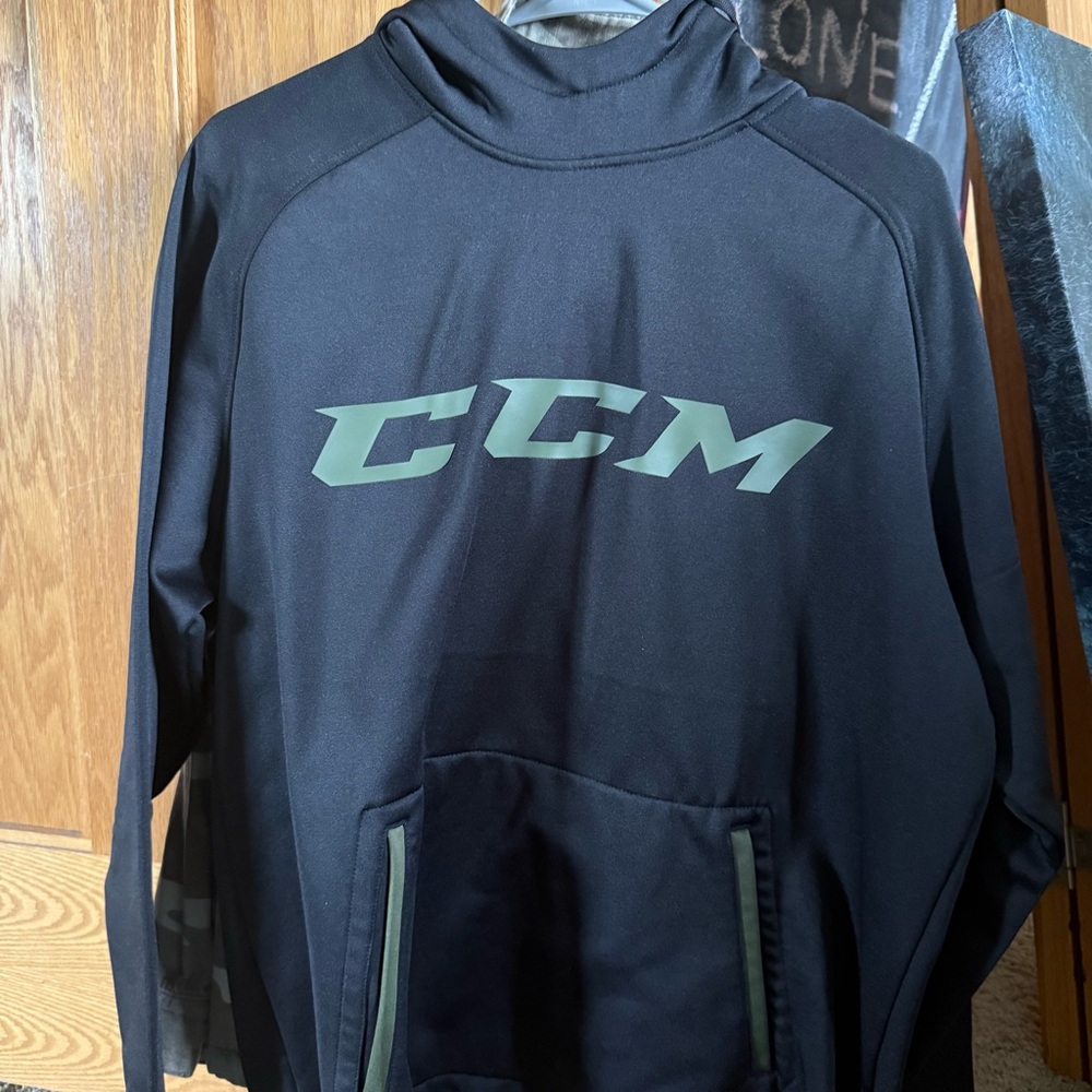 CCM Black and Green Hoodie